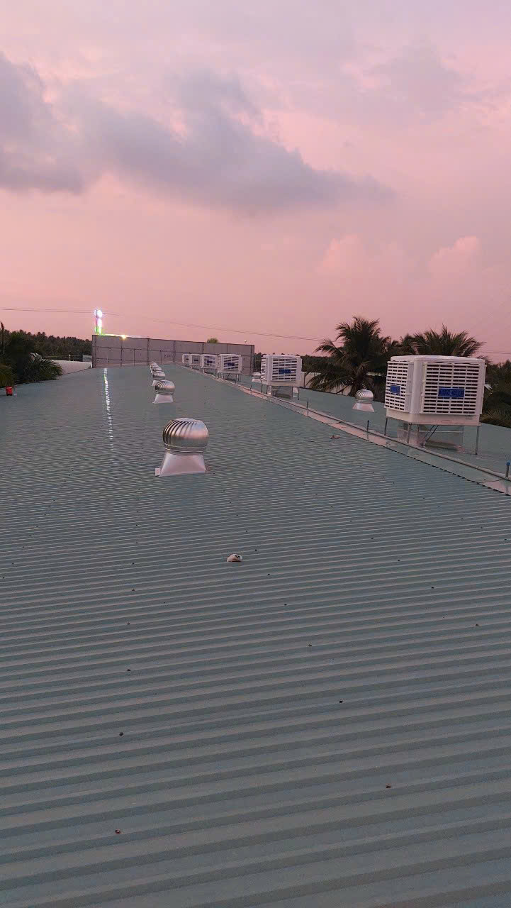 Lắp đặt hệ thống làm mát, máy hút công nghiệp 2